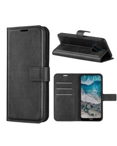 Nokia X100 5G Flip Cover Leather Wallet Case with Rectangle Magnetic Snap