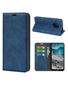 Nokia X100 5G Super Soft Leather Flip Cover Phone Case Dual Invisible Magnets Snap