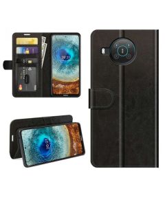 Nokia X10 | Nokia X20 Flip Folio Leather Wallet Case with ID and Credit Card Pockets