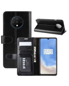 OnePlus 7T Flip Folio Leather Wallet Case with ID and Credit Card Pockets