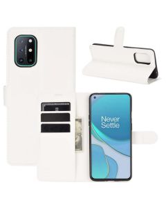 OnePlus 8T Phone Case Wallet Flip Cover Folio Leather Case Stand Display Card Pocket