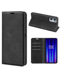 OnePlus Nord CE 2 5G Super Soft Leather Flip Cover Phone Case Dual Invisible Magnets Snap