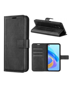OPPO A36 | OPPO A76 Flip Cover Leather Wallet Case with Rectangle Magnetic Snap