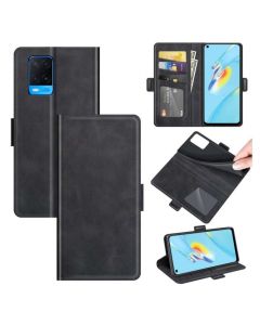 OPPO A54 (CPH2239) Flip Cover Leather Wallet Case with Dual Magnetic Closure