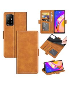 Oppo A94 5G /F19 Pro+ /Reno5 Z Flip Cover Leather Wallet Case with Dual Magnetic Closure
