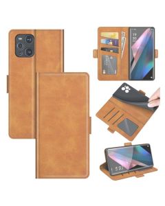 OPPO Find X3 Pro /OPPO Find X3 Flip Cover Leather Wallet Case with Dual Magnetic Closure