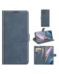 OPPO Find X3 Pro /OPPO Find X3 Flip Cover Leather Wallet Case with Rectangle Magnetic Snap
