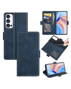 OPPO Reno5 Pro+ /Find X3 Neo Flip Cover Leather Wallet Case with Dual Magnetic Closure