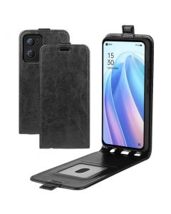 OPPO Reno7 Leather Flip Phone Case Flip Cover Vertical Open Wallet Case