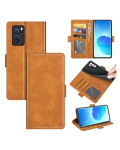 OPPO Reno 6 Pro 5G Flip Cover Leather Wallet Case with Dual Magnetic Closure