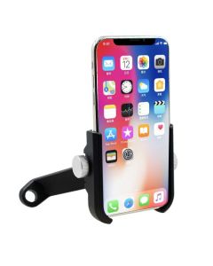 Quick Release Adjustable & Rotatable Aluminum Phone Holder for Bike and Motorcycle
