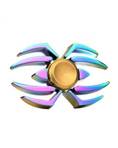 Rainbow Spider Fidget Spinner 2 sided Hand Spinner Fidget Toy Desk Focus EDC