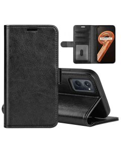 Realme 9i Flip Folio Leather Wallet Case with ID and Credit Card Pockets