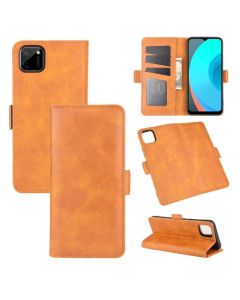 Realme C11 Flip Cover Leather Wallet Case with Dual Magnetic Closure