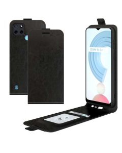 Realme C21Y Leather Flip Phone Case Flip Cover Vertical Open Wallet Case