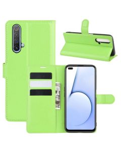 Realme X50 5G Phone Case Wallet Flip Cover Folio Leather Case Stand Display Card Pocket