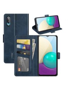 Samsung Galaxy A02 /Galaxy M02 Flip Cover Leather Wallet Case with Dual Magnetic Closure