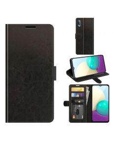 Samsung Galaxy A02 /Galaxy M02 Flip Folio Leather Wallet Case with ID and Credit Card Pockets