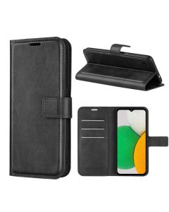 Samsung Galaxy A03 Core Flip Cover Leather Wallet Case with Rectangle Magnetic Snap