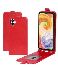Samsung Galaxy A04 Leather Flip Phone Case Flip Cover Vertical Open Wallet Case