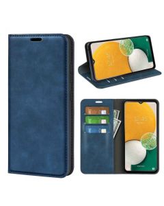 Samsung Galaxy A14 5G Super Soft Leather Flip Cover Phone Case Dual Invisible Magnets Snap