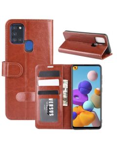 Samsung Galaxy A21s Flip Folio Leather Wallet Case with ID and Credit Card Pockets
