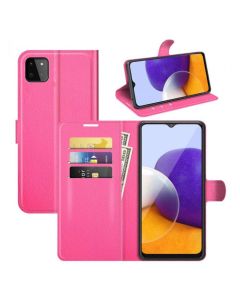 Samsung Galaxy A22 5G (SM-A226B) Phone Case Wallet Flip Cover Folio Leather Case Stand Display Card Pocket