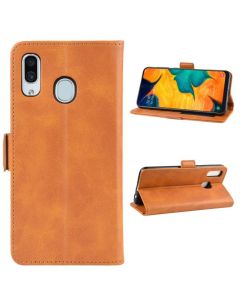 Samsung Galaxy A30 /Galaxy A20 Flip Cover Leather Wallet Case with Dual Magnetic Closure