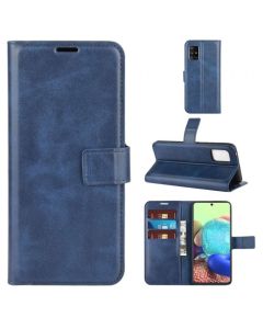 Samsung Galaxy A71 (4G) Flip Cover Leather Wallet Case with Rectangle Magnetic Snap