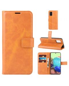 Samsung Galaxy A71 5G Flip Cover Leather Wallet Case with Rectangle Magnetic Snap