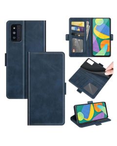 Samsung Galaxy F52 5G Flip Cover Leather Wallet Case with Dual Magnetic Closure