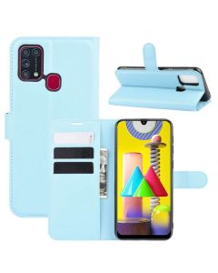 Samsung Galaxy M31 Phone Case Wallet Flip Cover Folio Leather Case Stand Display Card Pocket