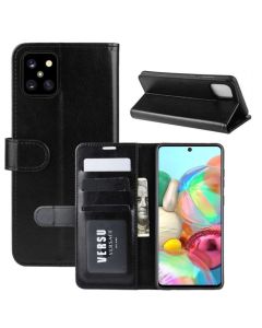 Samsung Galaxy Note 10 Lite /Galaxy M60s /Galaxy A81 Flip Folio Leather Wallet Case with ID and Credit Card Pockets