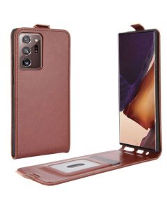 Samsung Galaxy Note 20 Ultra Leather Flip Phone Case Flip Cover Vertical Open Wallet Case