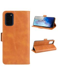 Samsung Galaxy S11e Flip Cover Leather Wallet Case with Dual Magnetic Closure
