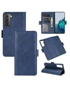 Samsung Galaxy S21 Flip Cover Leather Wallet Case with Dual Magnetic Closure