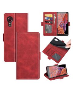 Samsung Galaxy Xcover 5 | Xcover 5s Flip Cover Leather Wallet Case with Dual Magnetic Closure
