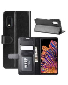 Samsung Galaxy XCover Pro Flip Folio Leather Wallet Case with ID and Credit Card Pockets