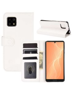 Sharp Aquos Sense 4 Flip Folio Leather Wallet Case with ID and Credit Card Pockets
