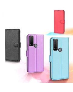 TCL 20 R 5G Phone Case Wallet Flip Cover Folio Leather Case Stand Display Card Pocket