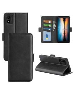 TCL 303 Flip Cover Leather Wallet Case with Dual Magnetic Closure