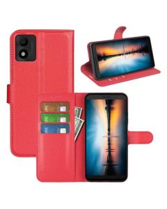 TCL 303 Phone Case Wallet Flip Cover Folio Leather Case Stand Display Card Pocket