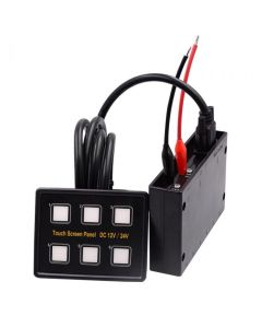 Touch Switch Panel with Circuit Control Box & VGA Cable for Car Truck Boat Yacht Marine
