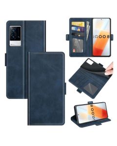 vivo iQOO 8 Flip Cover Leather Wallet Case with Dual Magnetic Closure