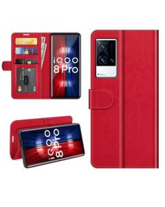 vivo iQOO 8 Pro Flip Folio Leather Wallet Case with ID and Credit Card Pockets