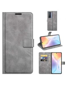 vivo X70 Flip Cover Leather Wallet Case with Rectangle Magnetic Snap