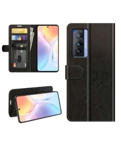 vivo X70 Flip Folio Leather Wallet Case with ID and Credit Card Pockets
