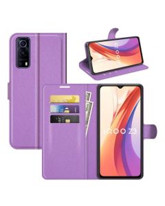 vivo Y72 5G /iQOO Z3 Phone Case Wallet Flip Cover Folio Leather Case Stand Display Card Pocket