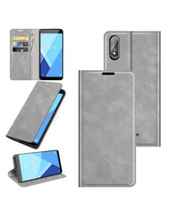 Wiko Y51 | Wiko Sunny5 Lite Super Soft Leather Flip Cover Phone Case Dual Invisible Magnets Snap