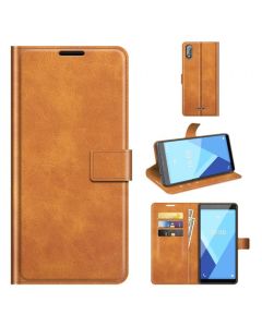 Wiko Y51 | Wiko Sunny 5 Lite Flip Cover Leather Wallet Case with Rectangle Magnetic Snap
